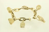 Gliederarmband mit 5 Anhänger
