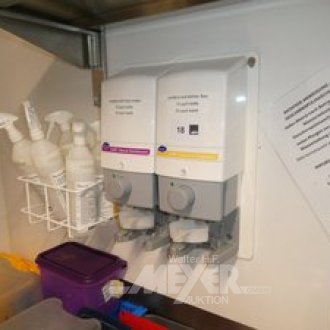 4 div. Desinfektions-, Handtuch- und Hygienespender
