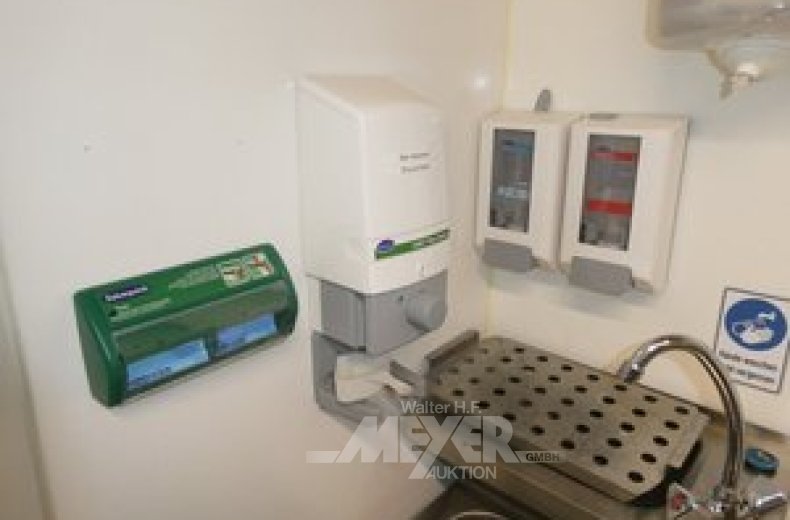 4 div. Desinfektions-, Handtuch- und Hygienespender