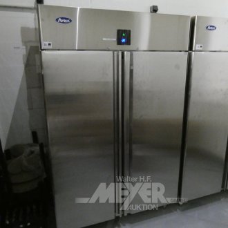 Gastro-Gefrierschrank, V2A, doppeltürig