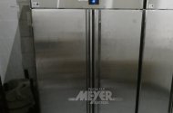 Gastro-Gefrierschrank, V2A, doppeltürig