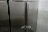Gastro-Gefrierschrank, V2A, doppeltürig