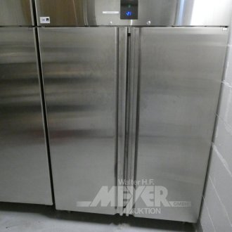 Gastro-Gefrierschrank, V2A, doppeltürig