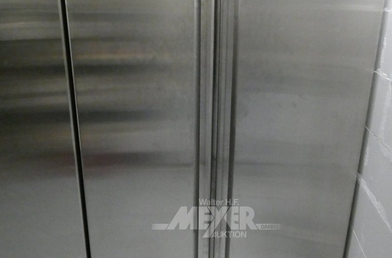 Gastro-Gefrierschrank, V2A, doppeltürig