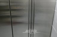 Gastro-Gefrierschrank, V2A, doppeltürig
