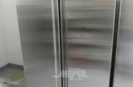 Gastro-Gefrierschrank, V2A, doppeltürig