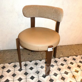18 Polsterstühle, beige-braun
