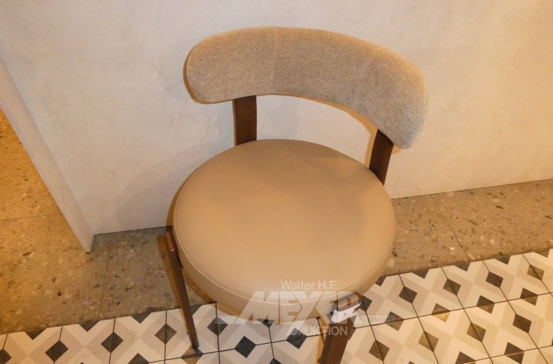 18 Polsterstühle, beige-braun