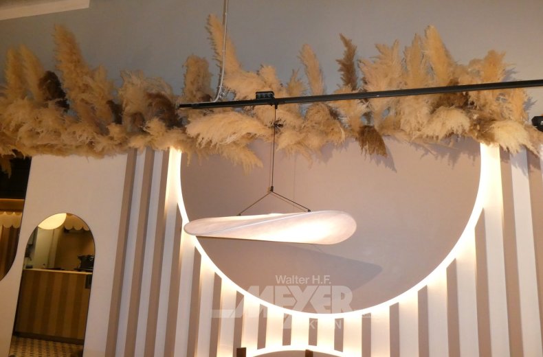 6 LED-Deckensegel aus Filz