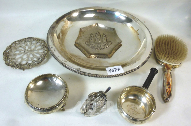 Posten versch. Plated und Auflagesilber: