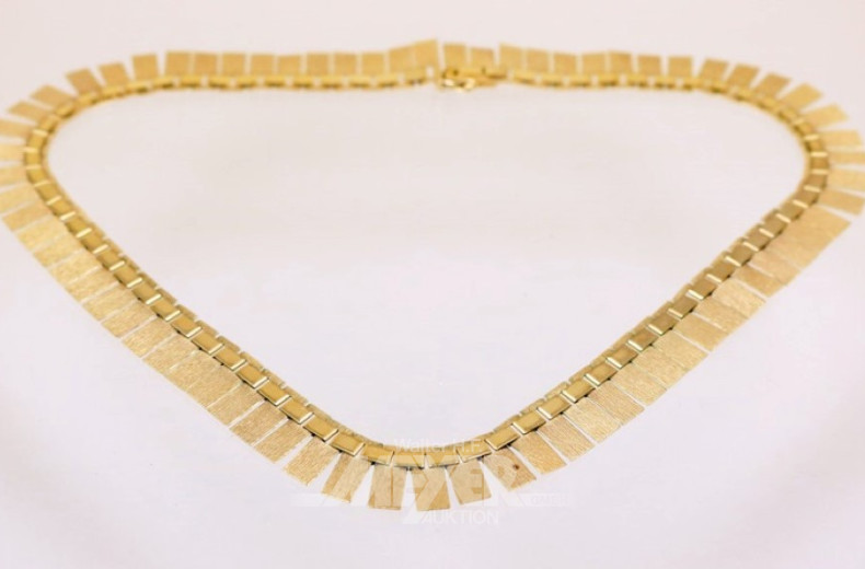 Collier, 333er GG, gearbeitet aus