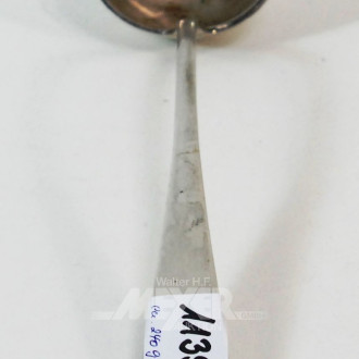 Schöpfkelle, Silber, ca. 240 g.