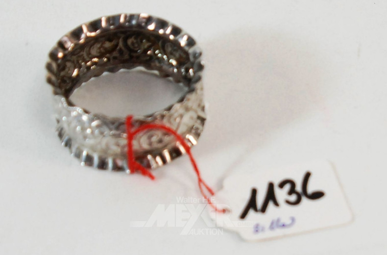 Serviettenring, Sterling Silber 925er