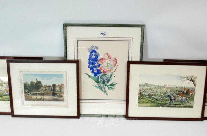 9 versch. Bilder und Drucke: