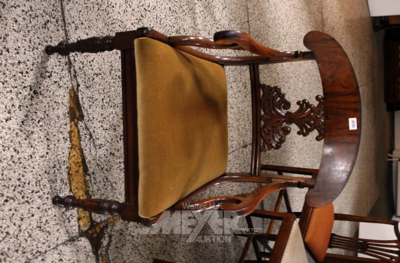 Armlehnstuhl, Mahagoni