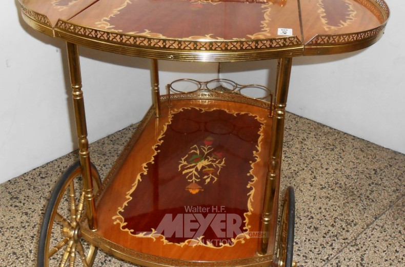 ital. Barwagen, Hochglanz poliert