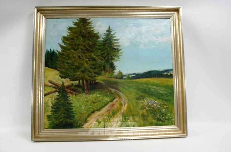 Gemälde ''Forstweg''