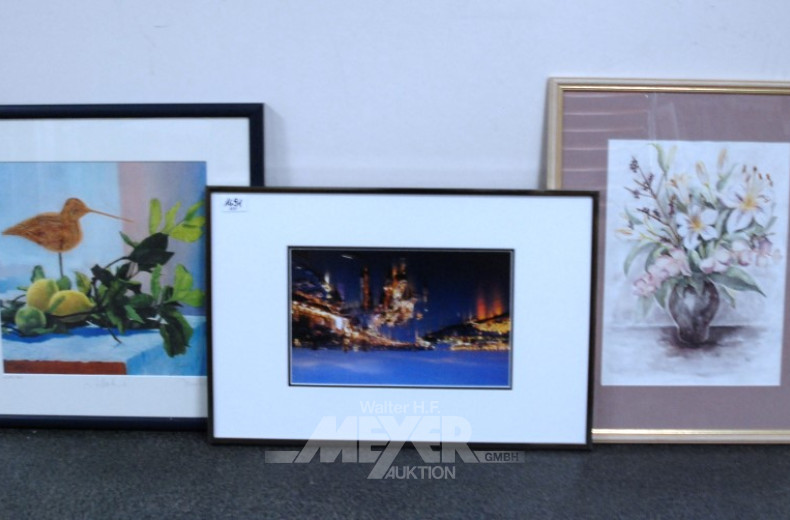 25 versch. Bilder u.a. Drucke,