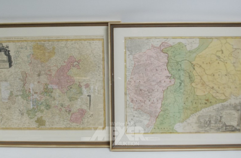 3 Topographien u.a. Nauenburg, Oberpfalz