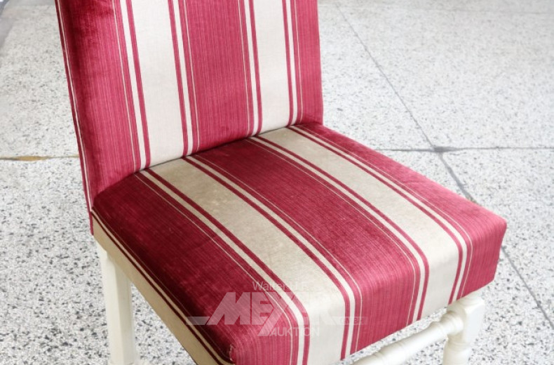 Paar Polster-Hochlehnstühle, Gründer-