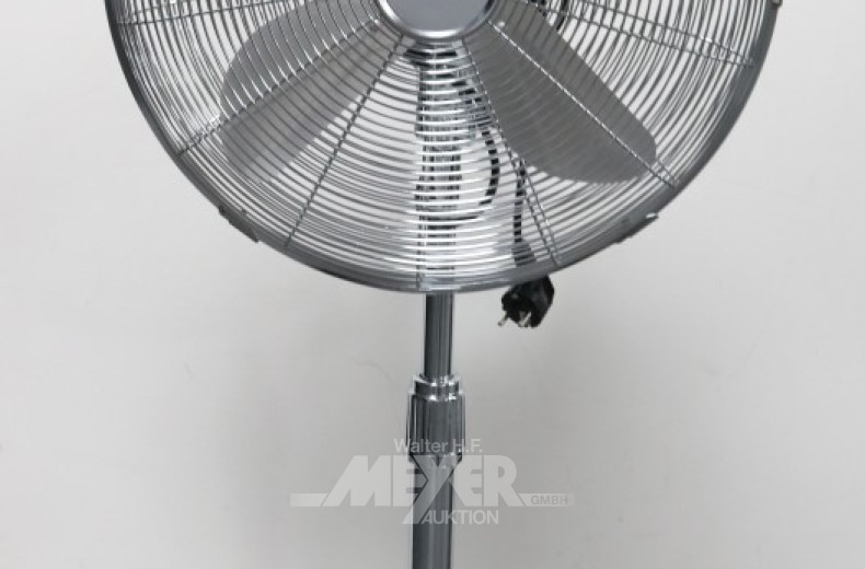 Standventilator, silber,