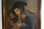 Gemälde '' Kinder mit Mandoline''