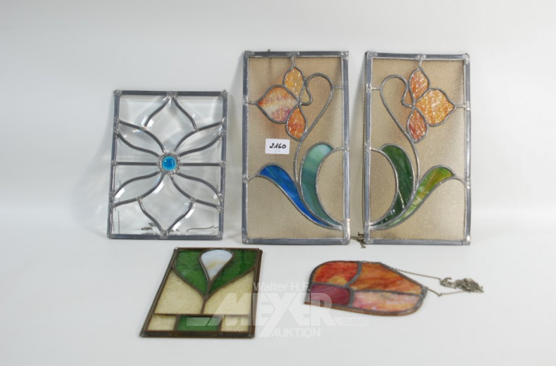 5 kl. Bleiverglasungen