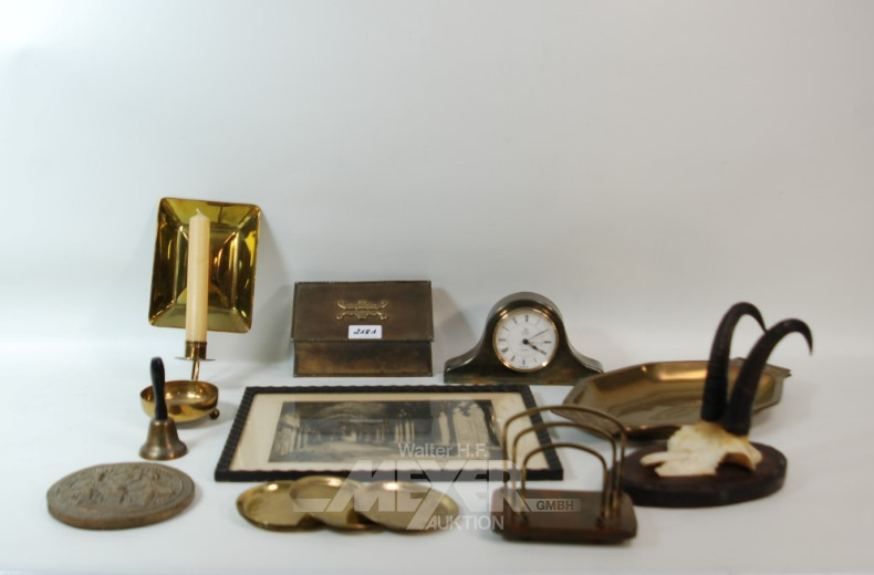 Konvolut Metall-Dekorationen: