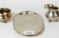 Zucker-Rahm-Set, 3-tlg., 830er Silber