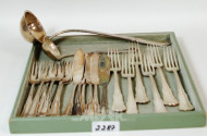 20 Besteckteile u.a. Fischbesteck,