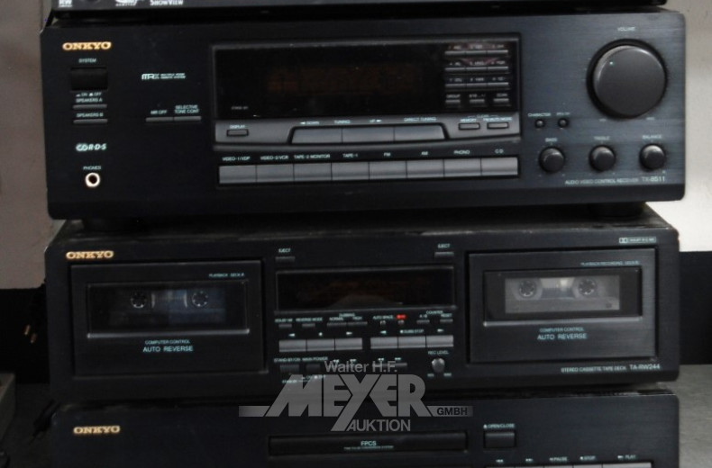 Musikanlage, 3-tlg. ''ONKYO''