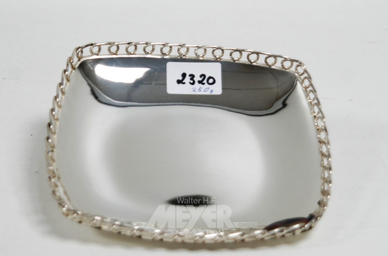 kl. flache Schale, 925er Sterling