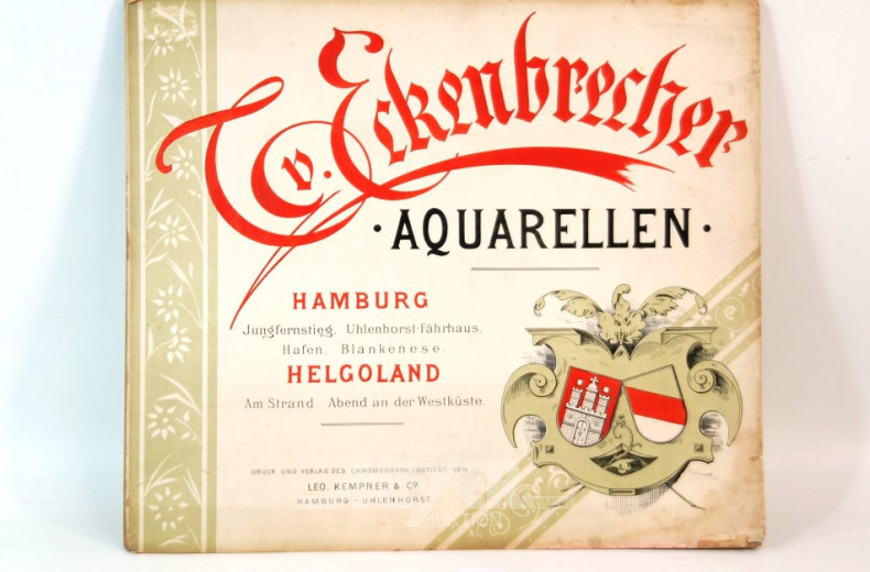 Mappe mit Hamburgensien