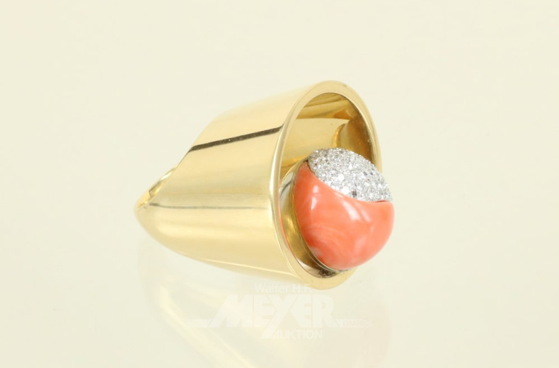 Hängelampe mit Blumen bemalter