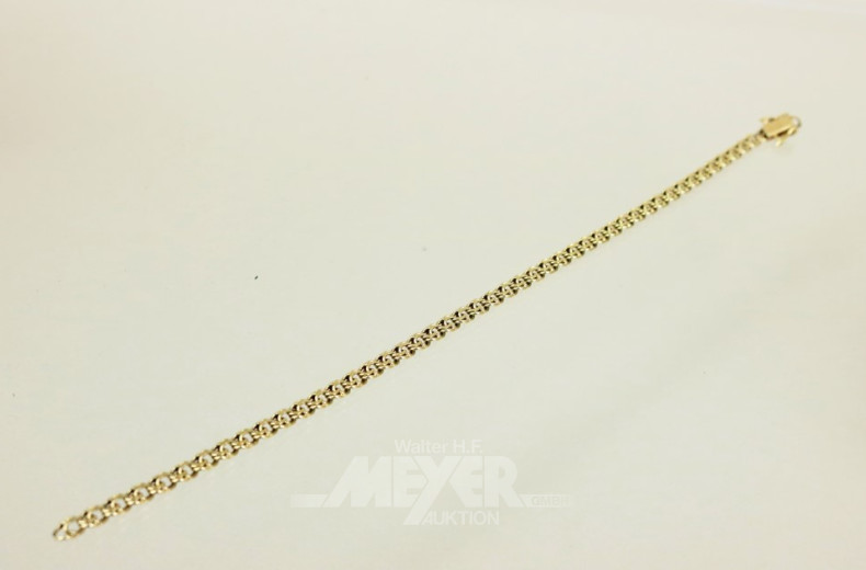 Armband, 585er GG