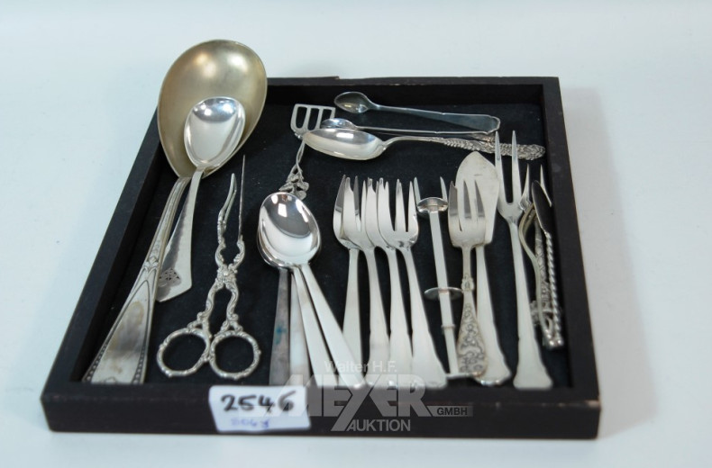Posten div. Silber-Besteckteile