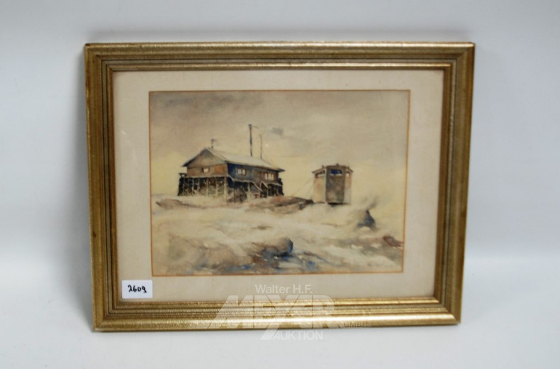 Aquarell ''Flakgruppe'', Kirkenes