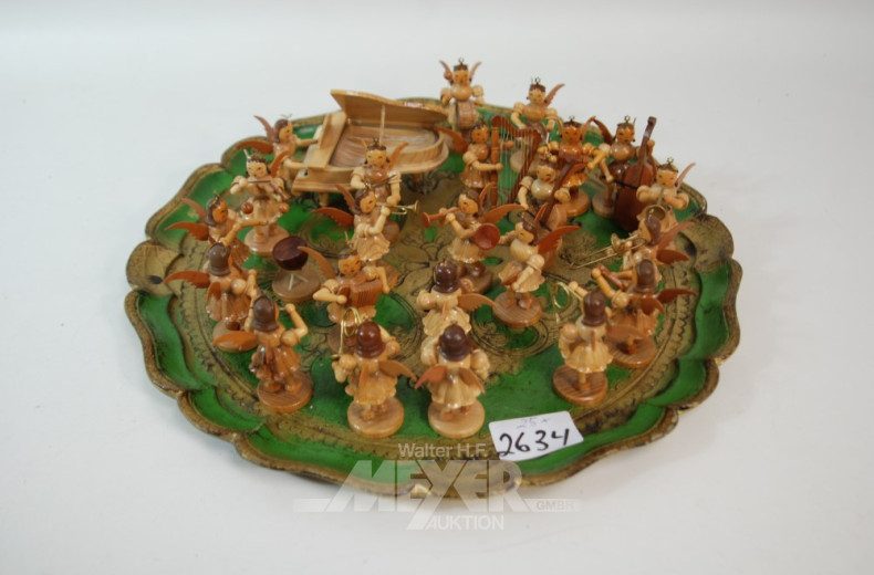 Barock-Engelskapelle, 26-tlg, Erzgebirge