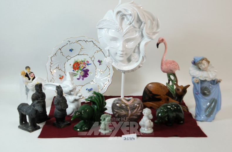 Posten Porz.- u. Keramik-Dekorationan