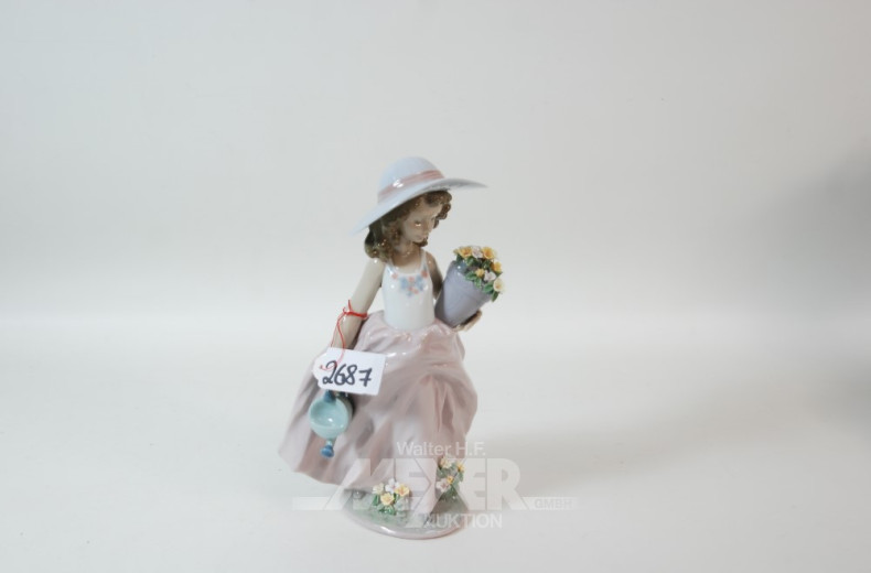 Porz.-Figur ''Blumenmädchen'' Lladro,