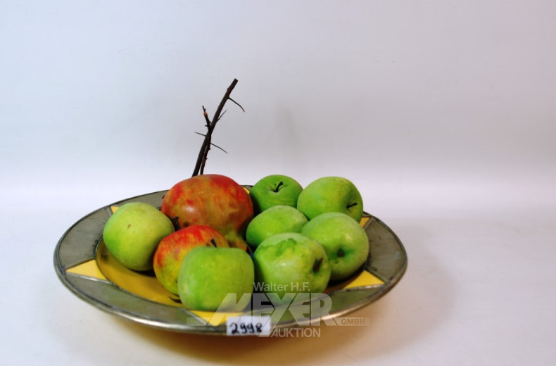 Porz.-Schale mit Deko-Obst