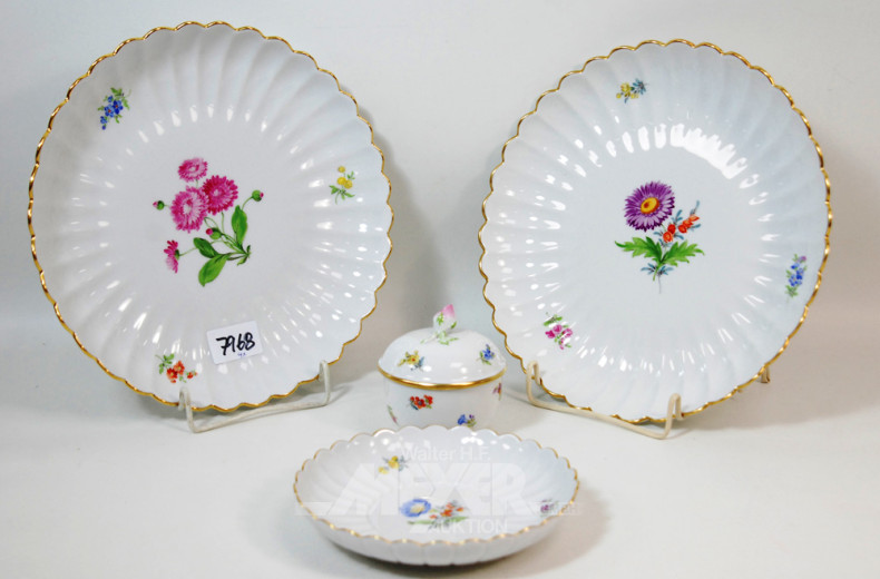 2 Kuchenteller MEISSEN