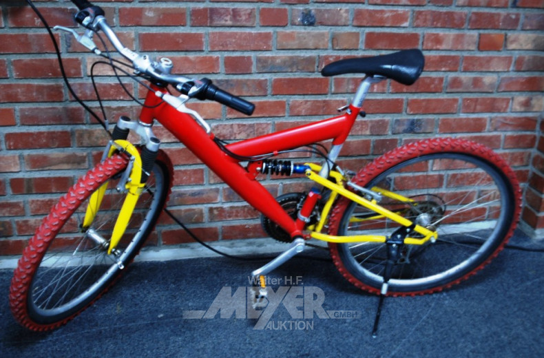 Moutainbike, rot
