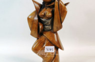 Holzfigur ''Afrikanerin''