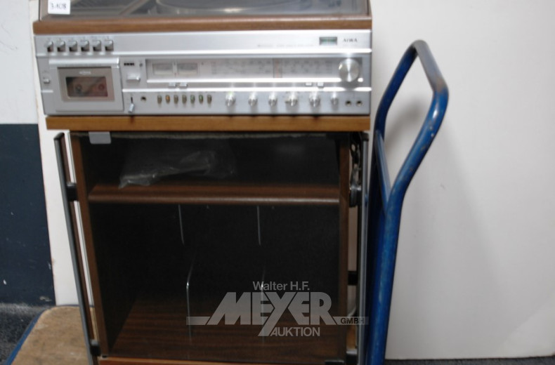 Musikanlage mit 2 Lautsprechern ''AIWA'',