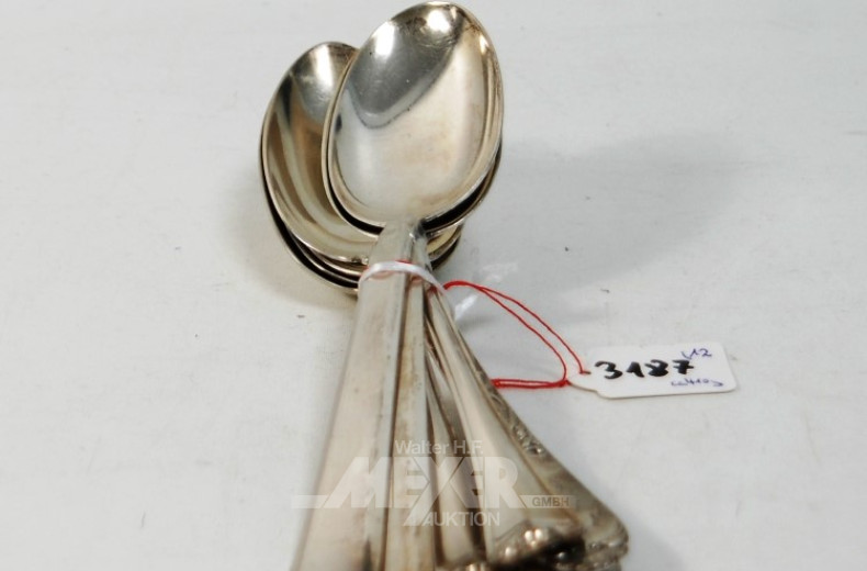 6 Eßlöffel, 800er Silber