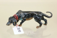 Wiener-Bronze-Figur  ''gr. Dackel''