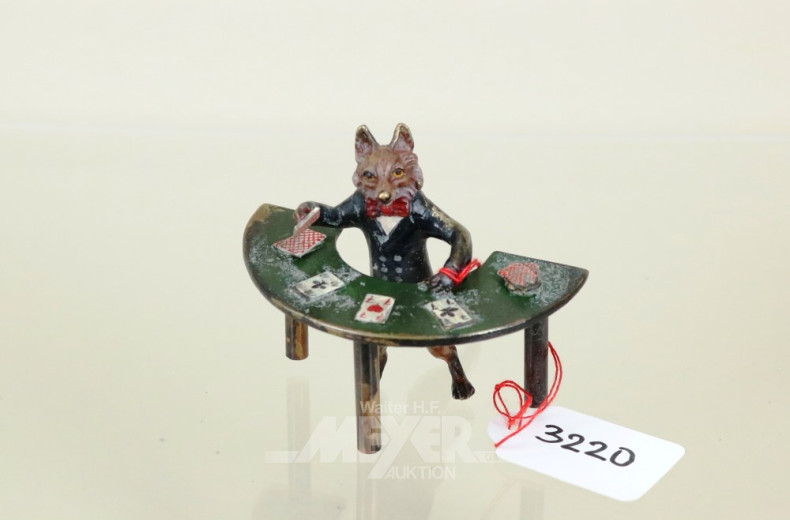 Wiener-Bronze-Figur ''Katze am