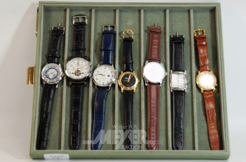 7 Herren- Armbanduhren