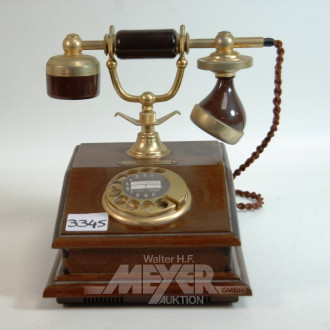 nostalgisches Telefon mit Wahlscheibe,